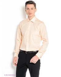 Мужская розовая рубашка с длинным рукавом от MONDIGO