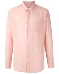 Мужская розовая рубашка с длинным рукавом от OSKLEN