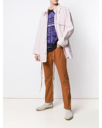 Мужская розовая рубашка с длинным рукавом от Vyner Articles