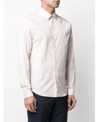 Мужская розовая рубашка с длинным рукавом от Sandro Paris