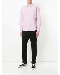 Мужская розовая рубашка с длинным рукавом от Edwin