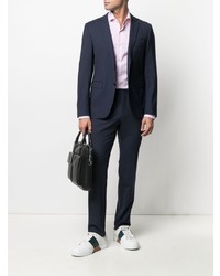 Мужская розовая рубашка с длинным рукавом от Fedeli