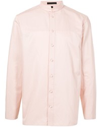 Мужская розовая рубашка с длинным рукавом от SHIATZY CHEN
