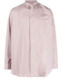 Мужская розовая рубашка с длинным рукавом от The Frankie Shop