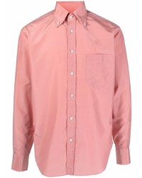 Мужская розовая рубашка с длинным рукавом от Tom Ford