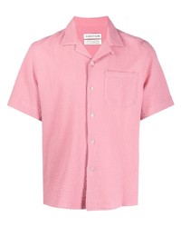 Мужская розовая рубашка с коротким рукавом от A Kind Of Guise