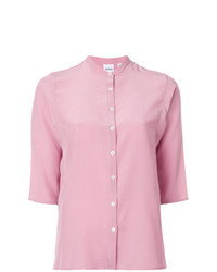 Женская розовая рубашка с коротким рукавом от Aspesi