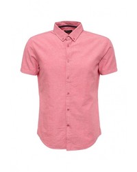 Мужская розовая рубашка с коротким рукавом от Baon