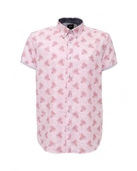Мужская розовая рубашка с коротким рукавом от Burton Menswear London