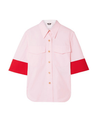 Женская розовая рубашка с коротким рукавом от Calvin Klein 205W39nyc
