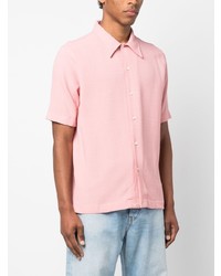 Мужская розовая рубашка с коротким рукавом от Séfr