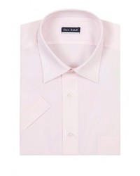 Мужская розовая рубашка с коротким рукавом от Dave Raball