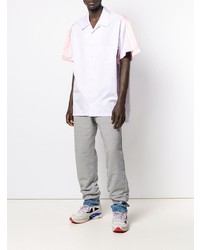 Мужская розовая рубашка с коротким рукавом от Y/Project