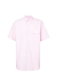 Мужская розовая рубашка с коротким рукавом от Engineered Garments