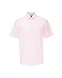 Мужская розовая рубашка с коротким рукавом от GREG