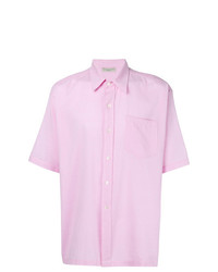Мужская розовая рубашка с коротким рукавом от Holland & Holland