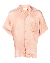 Мужская розовая рубашка с коротким рукавом от HONOR THE GIFT