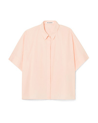Женская розовая рубашка с коротким рукавом от Jil Sander