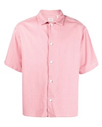 Мужская розовая рубашка с коротким рукавом от Levi's