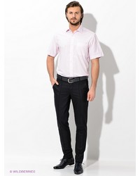 Мужская розовая рубашка с коротким рукавом от Maestro