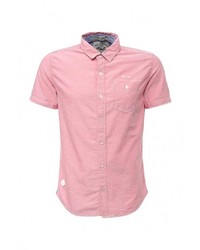 Мужская розовая рубашка с коротким рукавом от Mezaguz