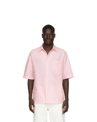 Мужская розовая рубашка с коротким рукавом от Noon Goons