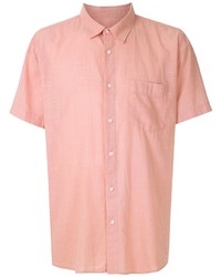 Мужская розовая рубашка с коротким рукавом от OSKLEN