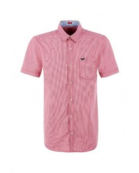 Мужская розовая рубашка с коротким рукавом от s.Oliver