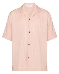 Мужская розовая рубашка с коротким рукавом от SMR Days