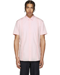 Мужская розовая рубашка от Comme des Garcons