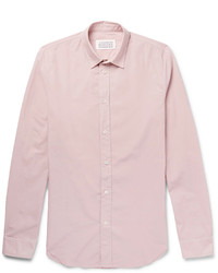 Мужская розовая рубашка от Maison Margiela