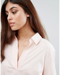 Женская розовая рубашка от French Connection
