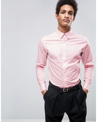 Мужская розовая рубашка от Selected