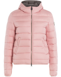 Розовая стеганая куртка