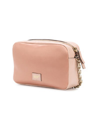 Розовая сумка через плечо с украшением от RED Valentino