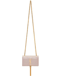 Женская розовая сумка от Saint Laurent