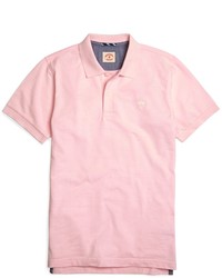 Розовая футболка-поло
