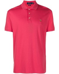 Мужская розовая футболка-поло в горизонтальную полоску от Polo Ralph Lauren