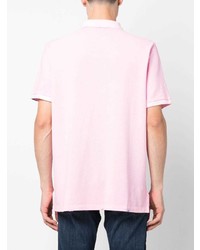 Мужская розовая футболка-поло с вышивкой от Polo Ralph Lauren