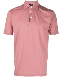 Мужская розовая футболка-поло от Barba