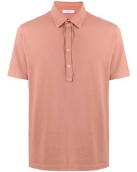 Мужская розовая футболка-поло от Boglioli