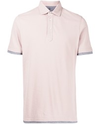 Мужская розовая футболка-поло от Brunello Cucinelli