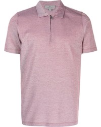 Мужская розовая футболка-поло от Canali