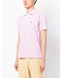 Мужская розовая футболка-поло от Lacoste
