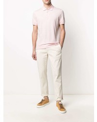 Мужская розовая футболка-поло от Brunello Cucinelli