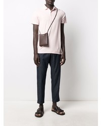 Мужская розовая футболка-поло от Altea