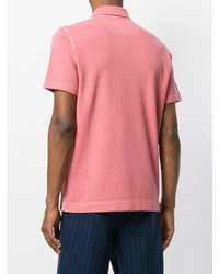 Мужская розовая футболка-поло от Z Zegna