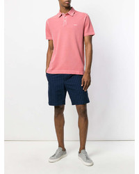 Мужская розовая футболка-поло от Z Zegna