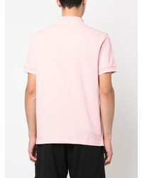 Мужская розовая футболка-поло от Stone Island