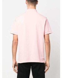 Мужская розовая футболка-поло от Stone Island